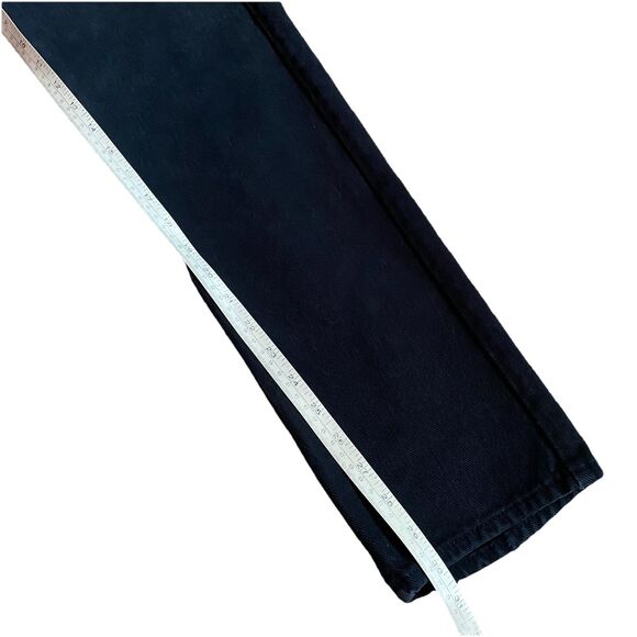 Vintage 90s Levi’s Silvertab Straight Black Jeans 30x30 Baggy 1993 - Picture 7 of 8